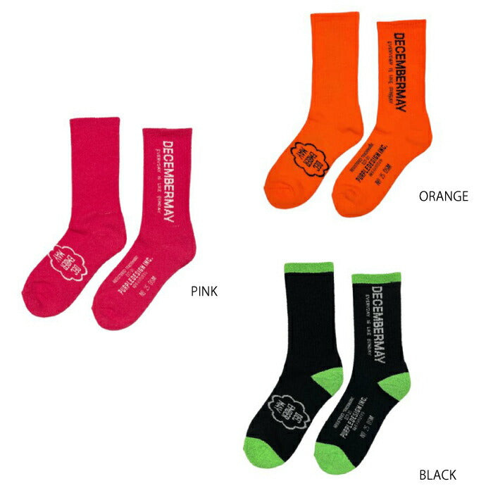 DECEMBERMAY ディセンバーメイ メンズ Neo Neo Logo Sox / MAN 1-999-4104
