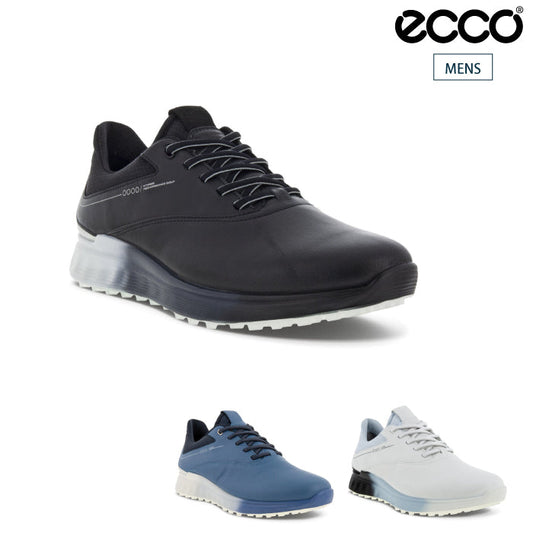 ECCO エコー メンズ ECCO M GOLF S-THREE LACE ハイブリッドゴルフシューズ 防水 透湿機能 102944