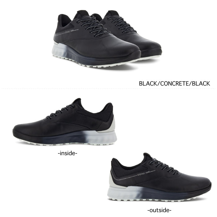 ECCO エコー メンズ ECCO M GOLF S-THREE LACE ハイブリッドゴルフシューズ 防水 透湿機能 102944