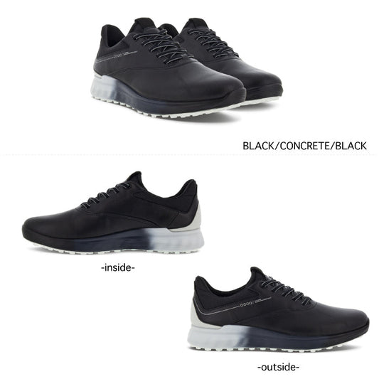 ECCO エコー メンズ ECCO M GOLF S-THREE LACE ハイブリッドゴルフシューズ 防水 透湿機能 102944