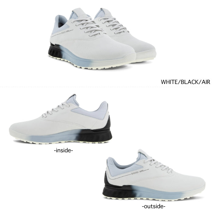 ECCO エコー メンズ ECCO M GOLF S-THREE LACE ハイブリッドゴルフシューズ 防水 透湿機能 102944