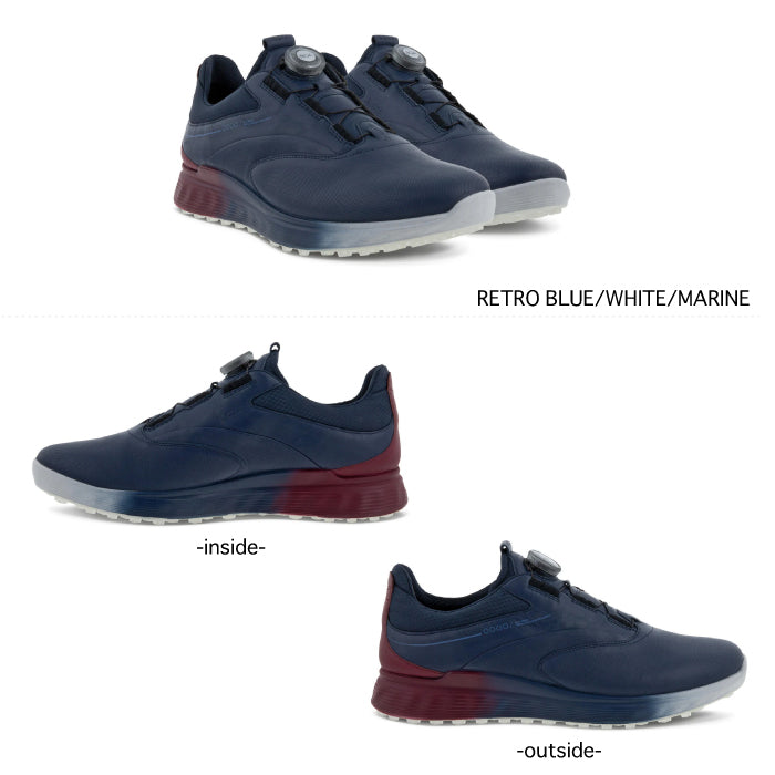 ECCO エコー メンズ ECCO M GOLF S-THREE BOA ハイブリッドゴルフシューズ 防水 透湿機能 102954