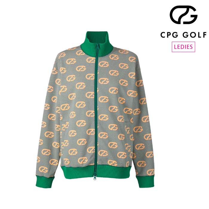 CPG GOLF シーピージーゴルフ ゴルフウェア レディース ブルゾン DESIGN LOGO TRACK JACKET 1103-25123