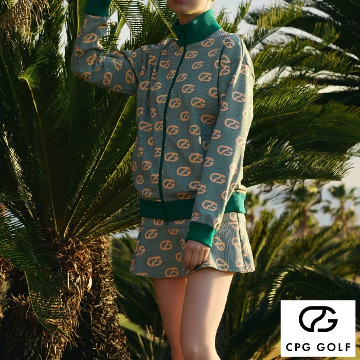 CPG GOLF シーピージーゴルフ ゴルフウェア レディース ブルゾン DESIGN LOGO TRACK JACKET 1103-25123