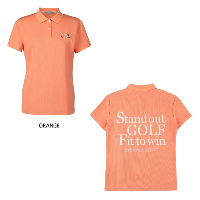 CPG GOLF シーピージーゴルフ ゴルフウェア レディース 半袖シャツ SIMPLE POLO SS 吸湿速乾/UPF機能付き 1109-25111