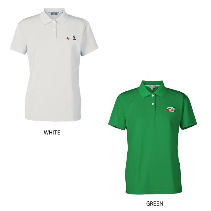 CPG GOLF シーピージーゴルフ ゴルフウェア レディース 半袖シャツ SIMPLE POLO SS 吸湿速乾/UPF機能付き 1109-25111