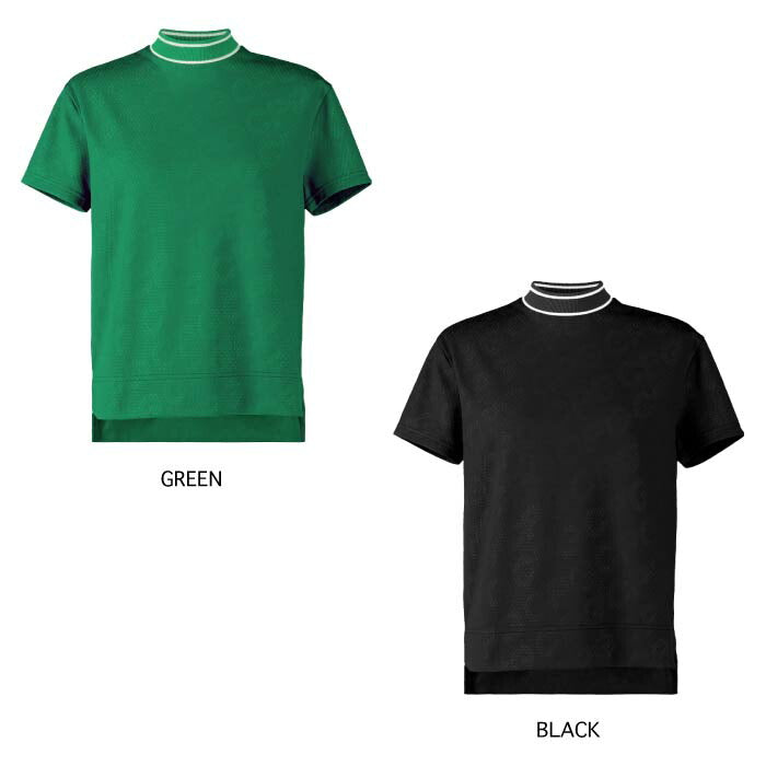 CPG GOLF シーピージーゴルフ ゴルフウェア レディース 半袖シャツ BIAS LOGO MOCK NECK SS 接触冷感 UPF機能付き 1109-25114