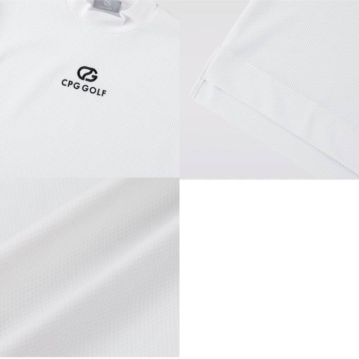 CPG GOLF シーピージーゴルフ ゴルフウェア レディース LIGHT MESH MOCK NECK 吸水速乾 2WAYストレッチ 防シワ性 1109-25122