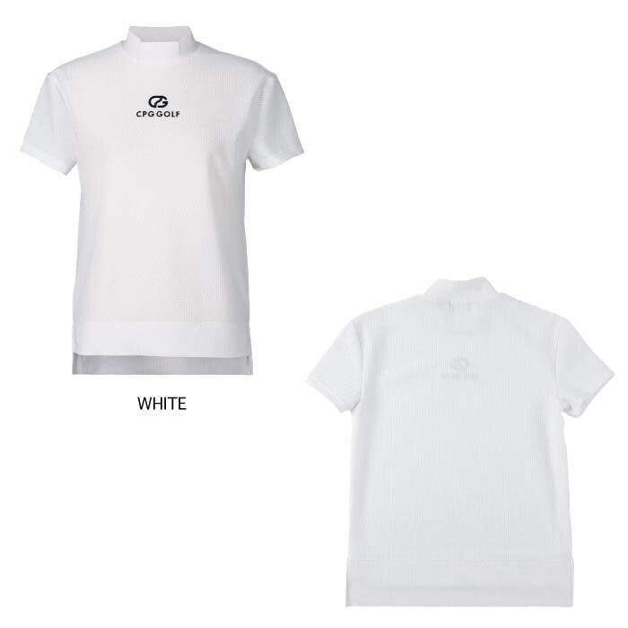 CPG GOLF シーピージーゴルフ ゴルフウェア レディース LIGHT MESH MOCK NECK 吸水速乾 2WAYストレッチ 防シワ性 1109-25122
