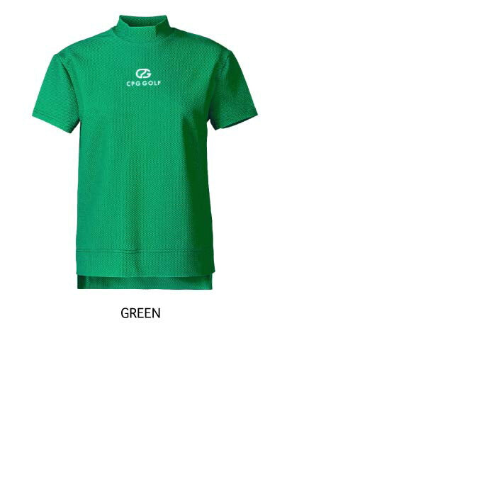 CPG GOLF シーピージーゴルフ ゴルフウェア レディース LIGHT MESH MOCK NECK 吸水速乾 2WAYストレッチ 防シワ性 1109-25122