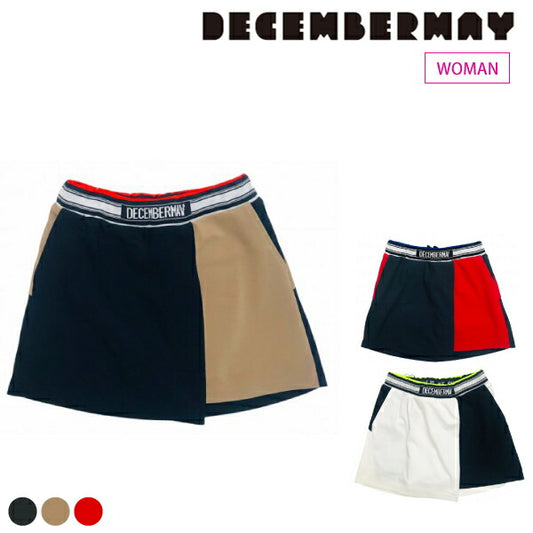 DECEMBERMAY ディセンバーメイ レディース Bycolors uneven Skirt 吸湿速乾性 2-105-2512