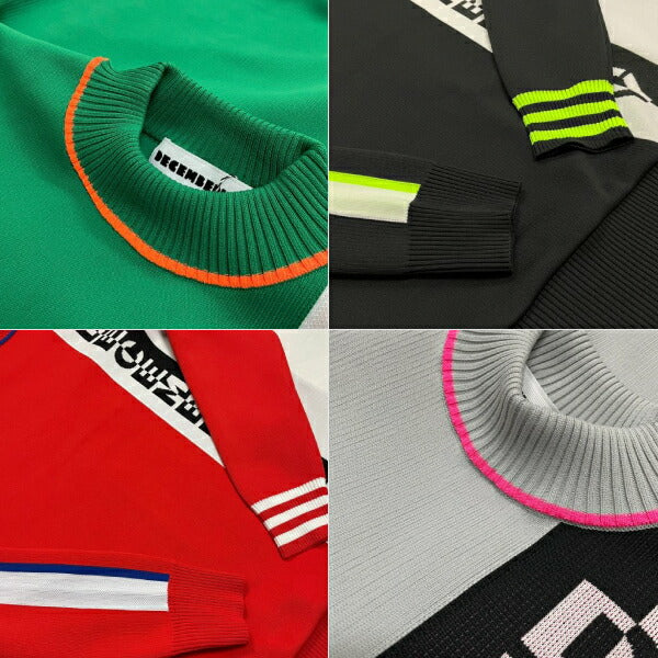 DECEMBERMAY ディセンバーメイ レディース Stripe logo highneck knit モックネックニット 保温性 2-112-1015
