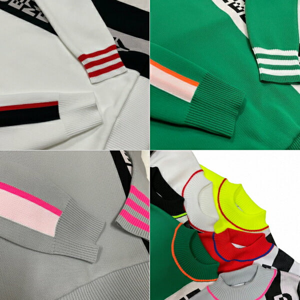DECEMBERMAY ディセンバーメイ レディース Stripe logo highneck knit モックネックニット 保温性 2-112-1015