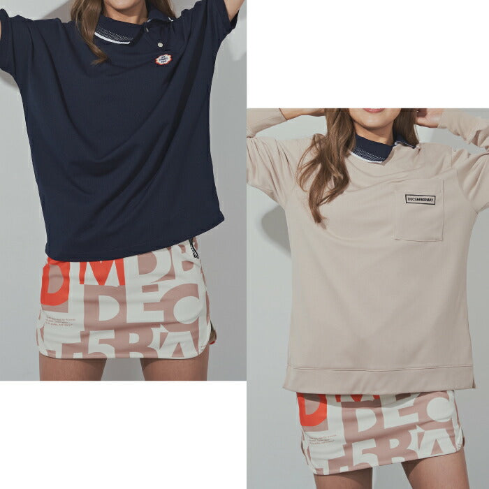 DECEMBERMAY ディセンバーメイ レディース Anomaly Dolman sleeve polo / WOMAN ポロシャツ 2-205-0135