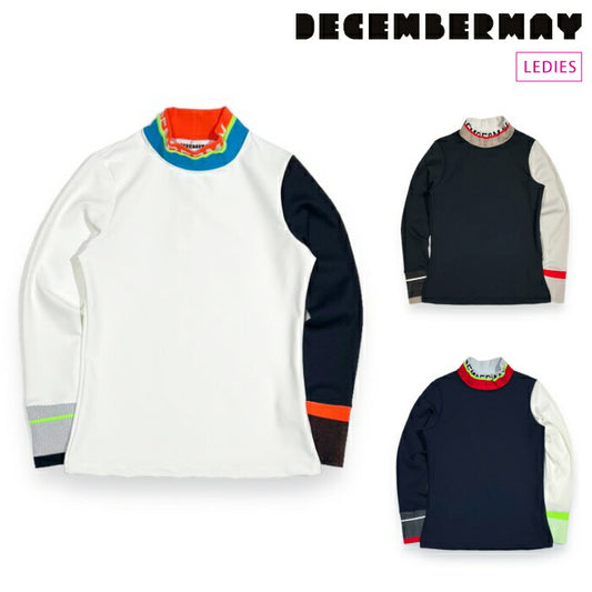 DECEMBERMAY ディセンバーメイ レディース Double collar long sleeve Mock 2-305-0113