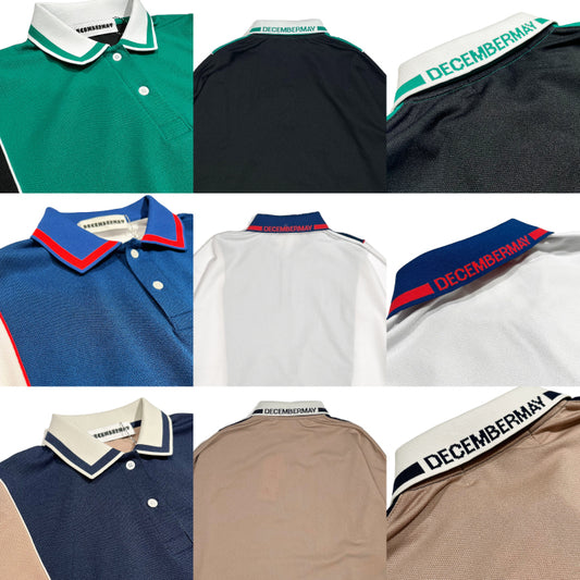 DECEMBERMAY ディセンバーメイ レディース Bicolor Dolman sleeve polo UVカット 2-305-0124