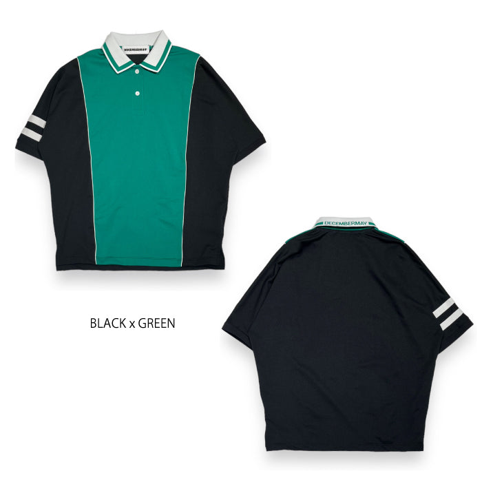 DECEMBERMAY ディセンバーメイ レディース Bicolor Dolman sleeve polo UVカット 2-305-0124