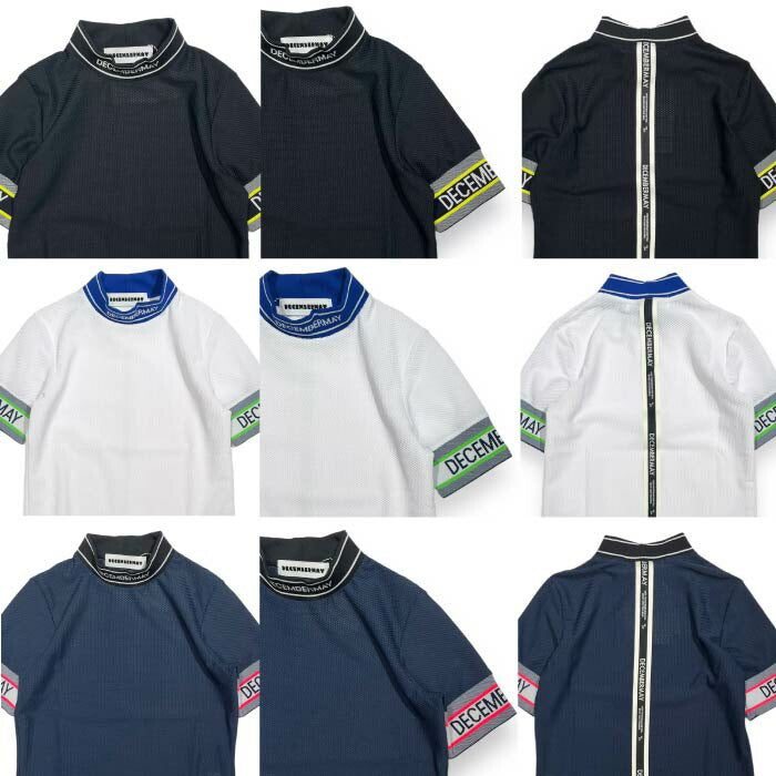 DECEMBERMAY ディセンバーメイ レディース ゴルフウェア メッシュ モックネック Coolness Mesh mockneck / WOMAN 2-305-0134