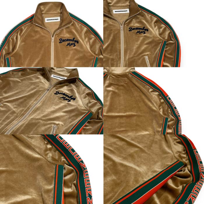 DECEMBERMAY ディセンバーメイ レディース Warm Velours zip blouson【セットアップ対応】2-312-1545