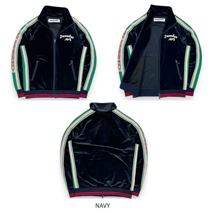 DECEMBERMAY ディセンバーメイ レディース Warm Velours zip blouson【セットアップ対応】2-312-1545