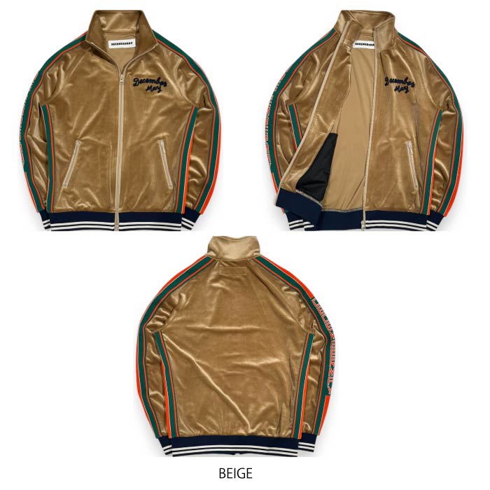 DECEMBERMAY ディセンバーメイ レディース Warm Velours zip blouson【セットアップ対応】2-312-1545