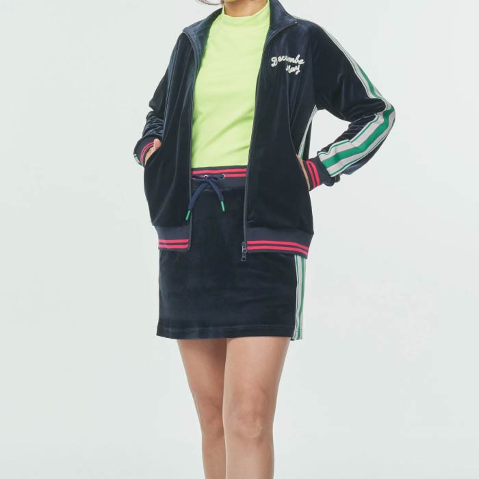 DECEMBERMAY ディセンバーメイ レディース Warm Velours skirt【セットアップ対応】2-312-2545
