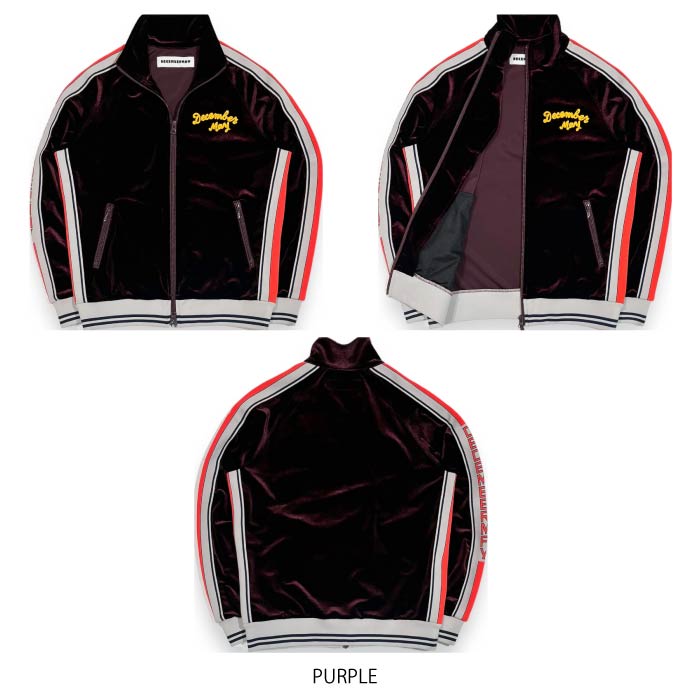DECEMBERMAY ディセンバーメイ レディース Warm Velours zip blouson【セットアップ対応】2-312-1545