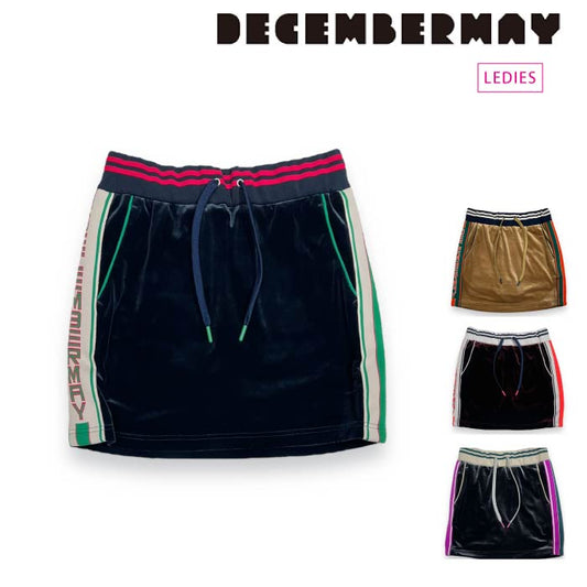DECEMBERMAY ディセンバーメイ レディース Warm Velours skirt【セットアップ対応】2-312-2545