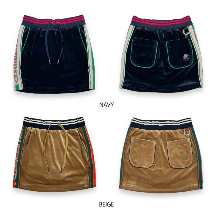 DECEMBERMAY ディセンバーメイ レディース Warm Velours skirt【セットアップ対応】2-312-2545
