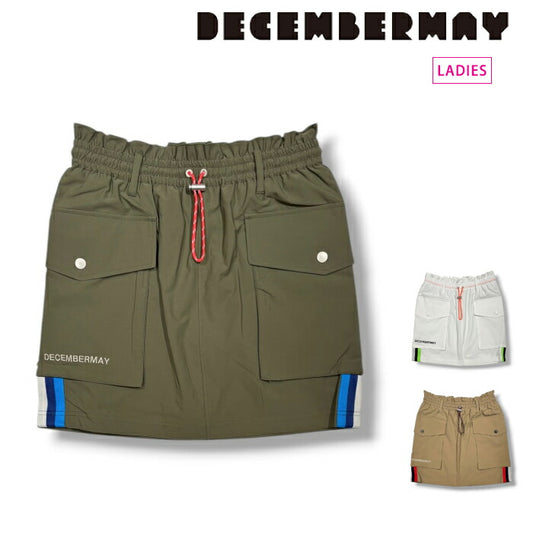 DECEMBERMAY ディセンバーメイ レディース ゴルフウェア スカート Water repellent agile shirt / WOMAN セットアップ対応 2-412-2550