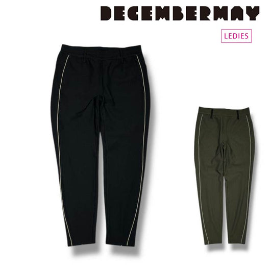 DECEMBERMAY ディセンバーメイ ゴルフウェア レディース Coolness mesh tightfit pants/ WOMAN タイトフィットパンツ ストレッチ 吸湿放湿 防シワ 吸水速乾 2-505-2052