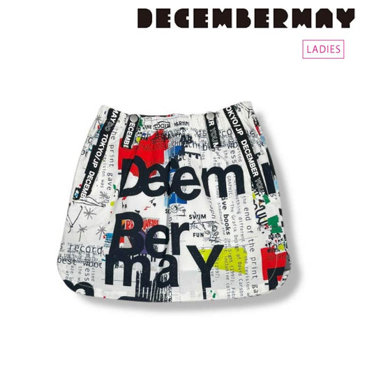 DECEMBERMAY ディセンバーメイ ゴルフウェア レディース スカート Graffiti skirt/ WOMEN ストレッチ 吸湿速乾 2-505-2527