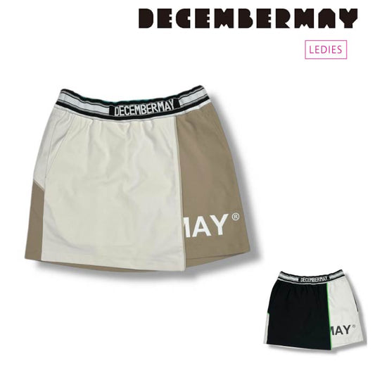 DECEMBERMAY ディセンバーメイ ゴルフウェア レディース スカート Bi-color logo skirt/WOMEN オールシーズン 2-505-2553