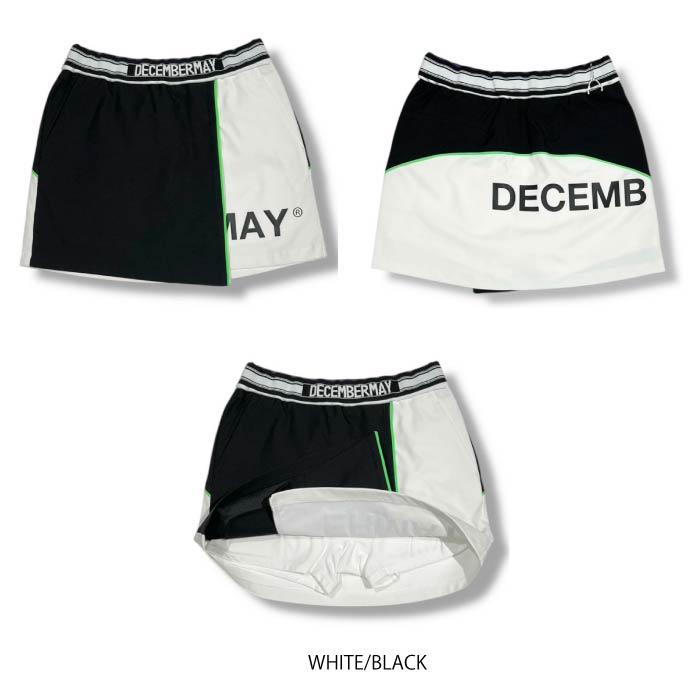 DECEMBERMAY ディセンバーメイ ゴルフウェア レディース スカート Bi-color logo skirt/WOMEN オールシーズン 2-505-2553