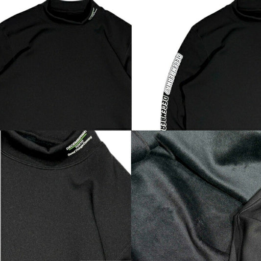 DECEMBERMAY ディセンバーメイ ゴルフウェア レディース 長袖モックネックシャツ Inner boa mock neck/ WOMEN 裏起毛素材 保温性 伸縮性 2-512-0523