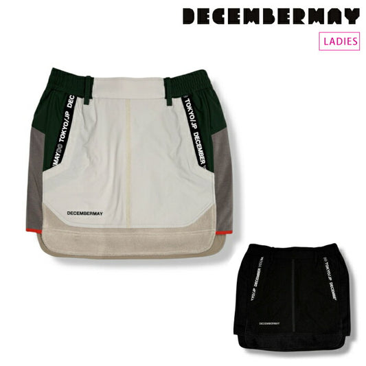 DECEMBERMAY ディセンバーメイ ゴルフウェア レディース フリース スカート Cozy fleece skirt / WOMEN 保温 防風 セットアップ対応 2-512-2557