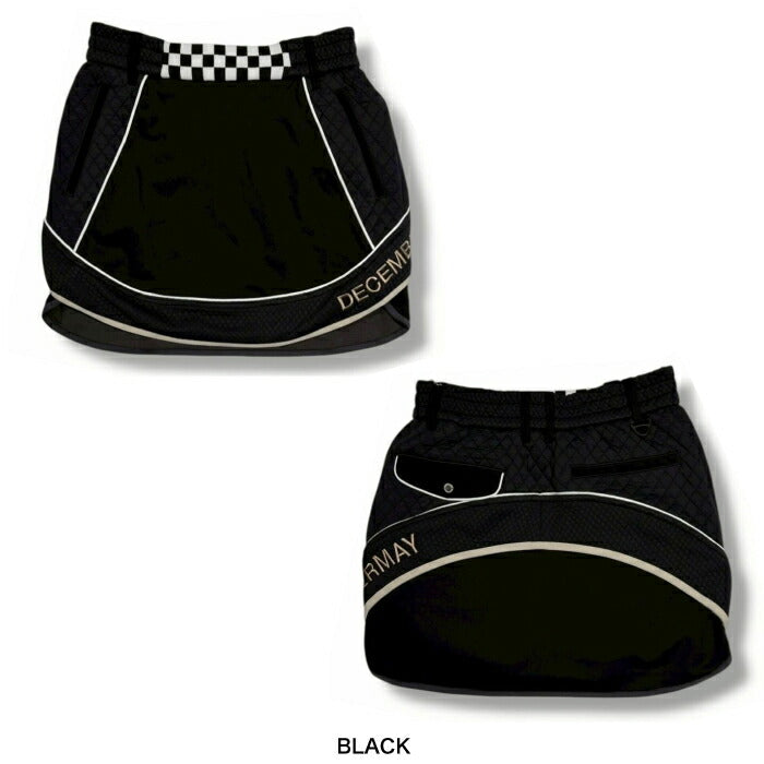 DECEMBERMAY ディセンバーメイ ゴルフウェア レディース キルト スカート Quilt combination skirt WOMEN あったか 軽量 ストレッチ セットアップ対応 2-512-2558