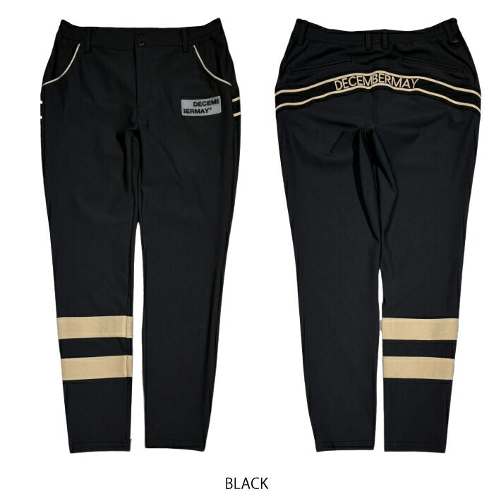 DECEMBERMAY ディセンバーメイ ゴルフウェア レディース Honesty sheltering pants WOMEN ロングパンツ スレンダーフィット ストレッチ性 透けにくい 優れた吸水&速乾性 紫外線防止 接触冷感 2-605-2059