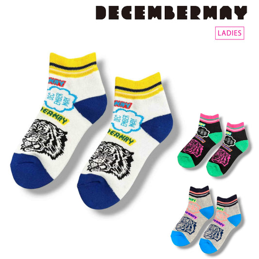 DECEMBERMAY ディセンバーメイ ゴルフウェア レディース ソックス Pattern socks/WOMEN クッション生 2-999-4009 【メール便可】