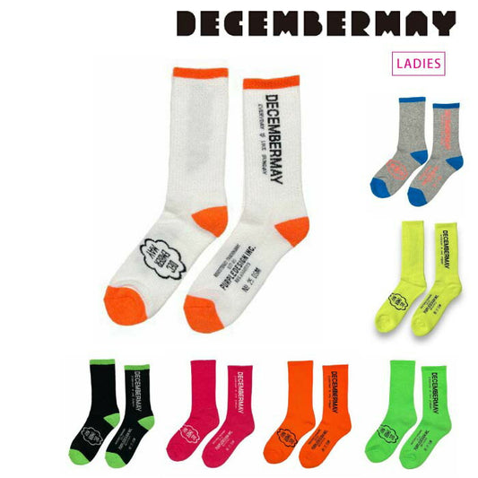 DECEMBERMAY ディセンバーメイ ゴルフウェア レディース ソックス Neo Neo Logo Sox / WOMAN 定番品 2-999-4104