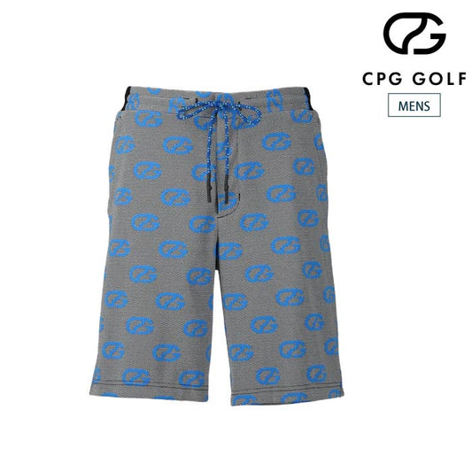 CPG GOLF シーピージーゴルフ ゴルフウェア メンズ ショートパンツ DESIGN LOGO SH.PANTS | MEN UPF機能付き セットアップ対応 2105-25128