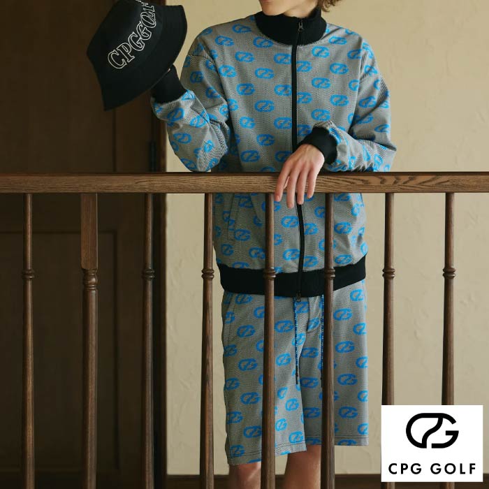 CPG GOLF シーピージーゴルフ ゴルフウェア メンズ ショートパンツ DESIGN LOGO SH.PANTS | MEN UPF機能付き セットアップ対応 2105-25128