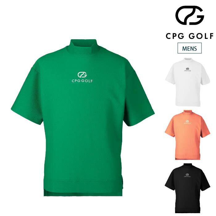 新品未使用タグ付き CPG GOLF シーピージーゴルフ 半袖 CPG GOLF シーピージーゴルフ ゴルフウェア メンズ 半袖シャツ