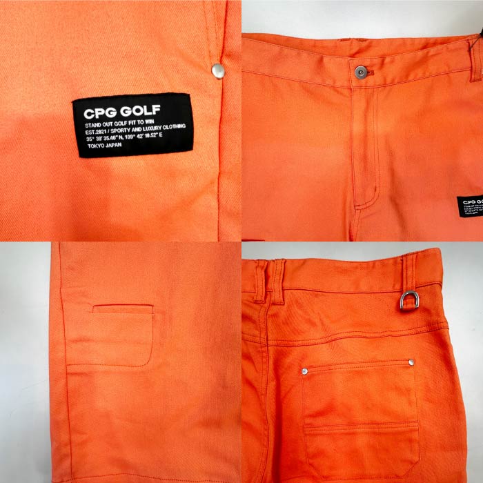CPG GOLF シーピージーゴルフ ゴルフウェア メンズ ショートパンツ FRONT POCKET SH.PANTS | MEN ストレッチ機能付き 2205-25116