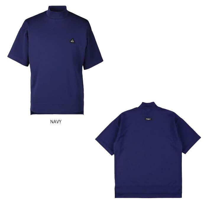 CPG GOLF シーピージーゴルフ ゴルフウェア メンズ 半袖シャツ MOCK NECK SS | MEN 吸水速乾 UPF機能 2209-25121