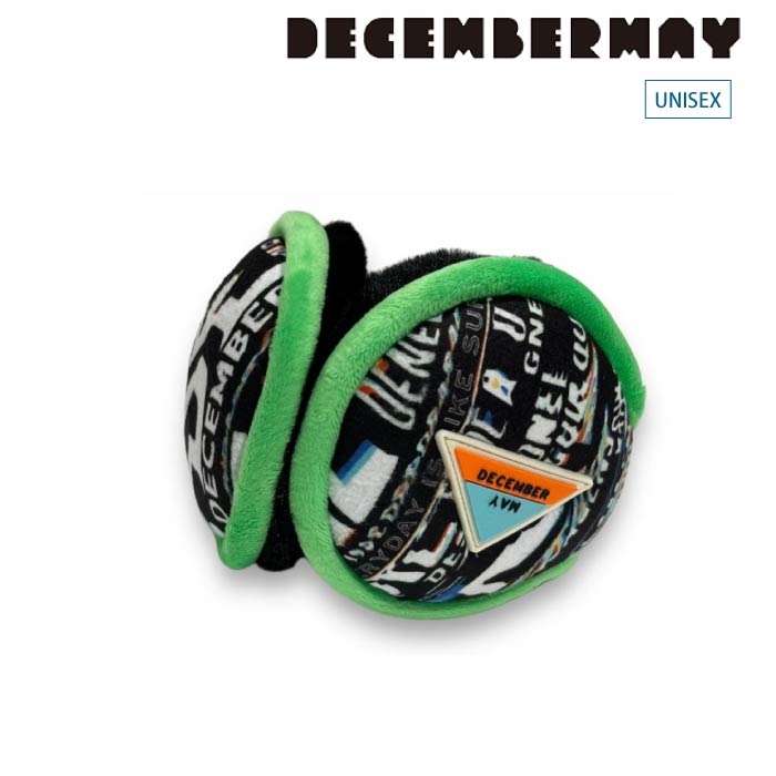 DECEMBERMAY ディセンバーメイ ゴルフウェア メンズ レディース Print warm earmuffs UNISEX イヤーマフ アームサイズ調整可能 3-312-5515