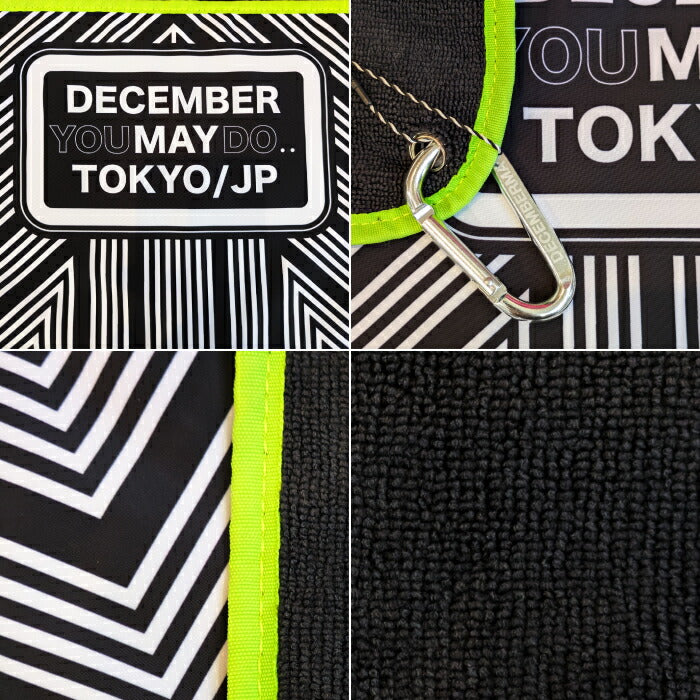 DECEMBERMAY ディセンバーメイ ゴルフウェア メンズ レディース カートタオル カラビナ付 3-999-0023