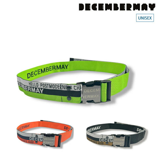DECEMBERMAY ディセンバーメイ ゴルフウェア メンズ レディース Double Jacquard Belt UNISEX バックルベルト 2サイズ展開 3-999-4508