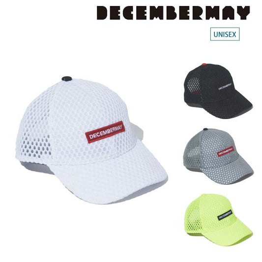 DECEMBERMAY ディセンバーメイ メンズ レディース ユニセックス ゴルフキャップ メッシュ Full mesh rogo Cap / UNISEX 3-999-5008