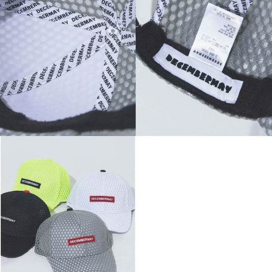 DECEMBERMAY ディセンバーメイ メンズ レディース ユニセックス ゴルフキャップ メッシュ Full mesh rogo Cap / UNISEX 3-999-5008